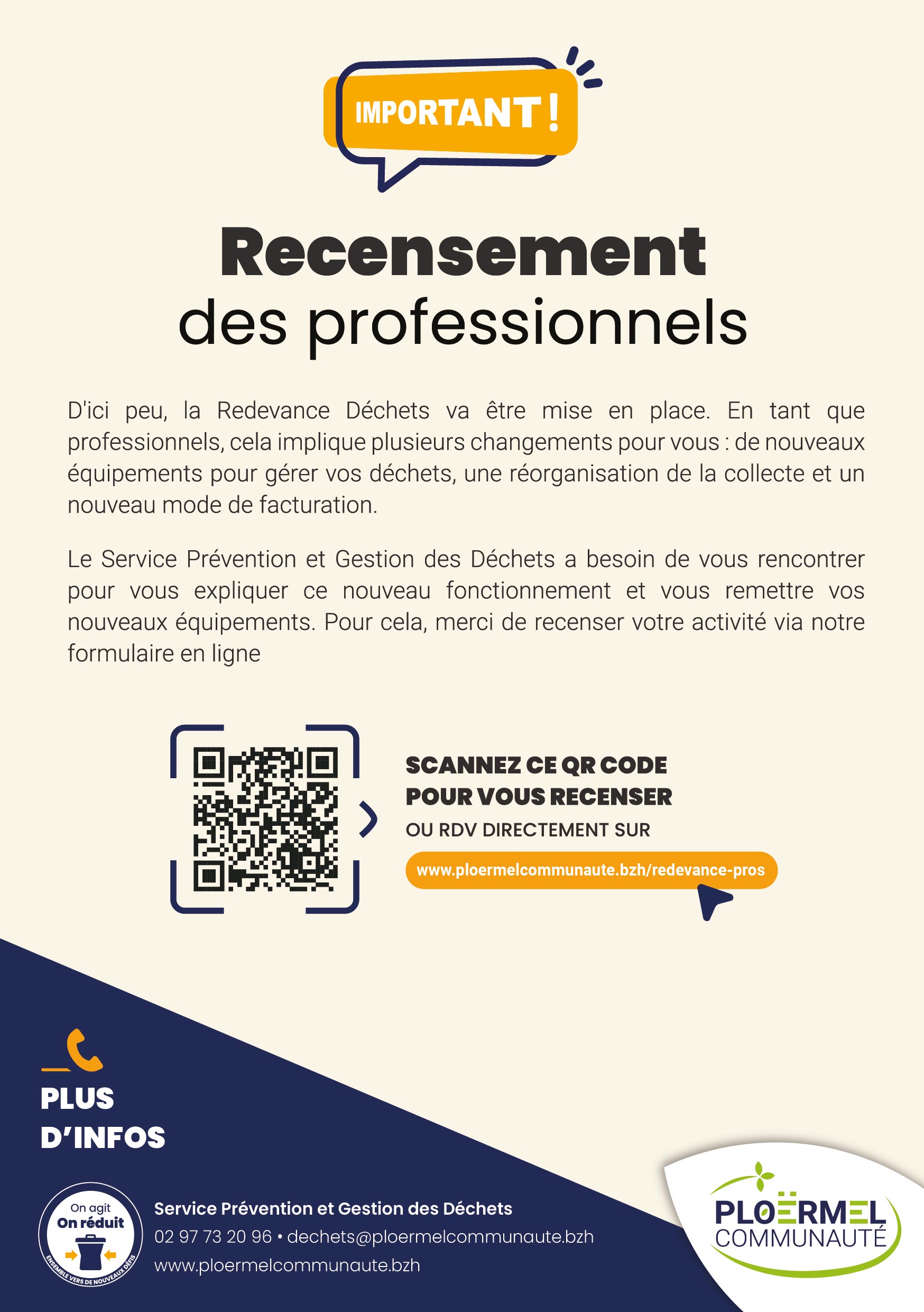 Recensement professionnels